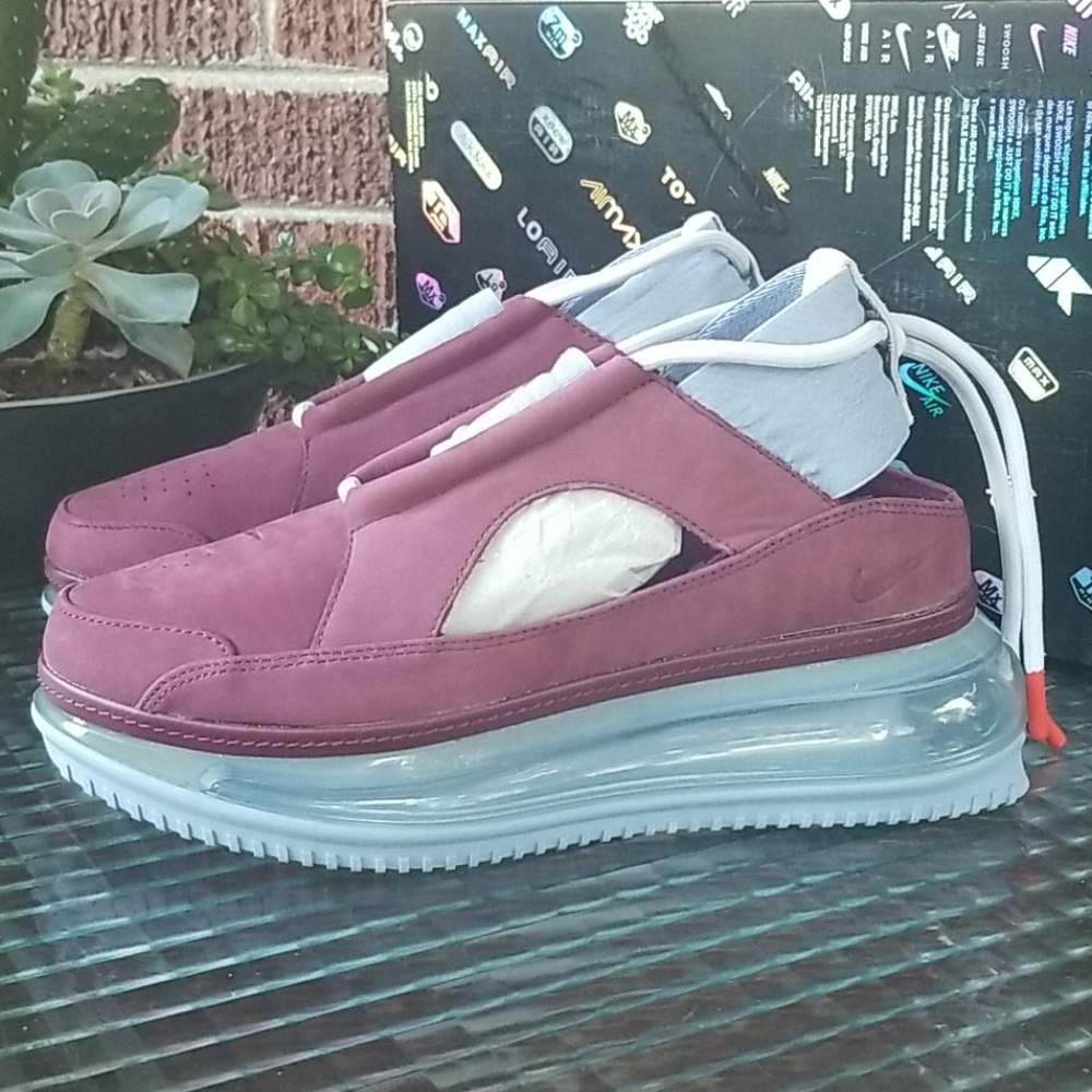 Nike Air Max FF 720 Athletic Shoes Night Maroon 8 - Picture 2 of 10